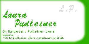 laura pudleiner business card